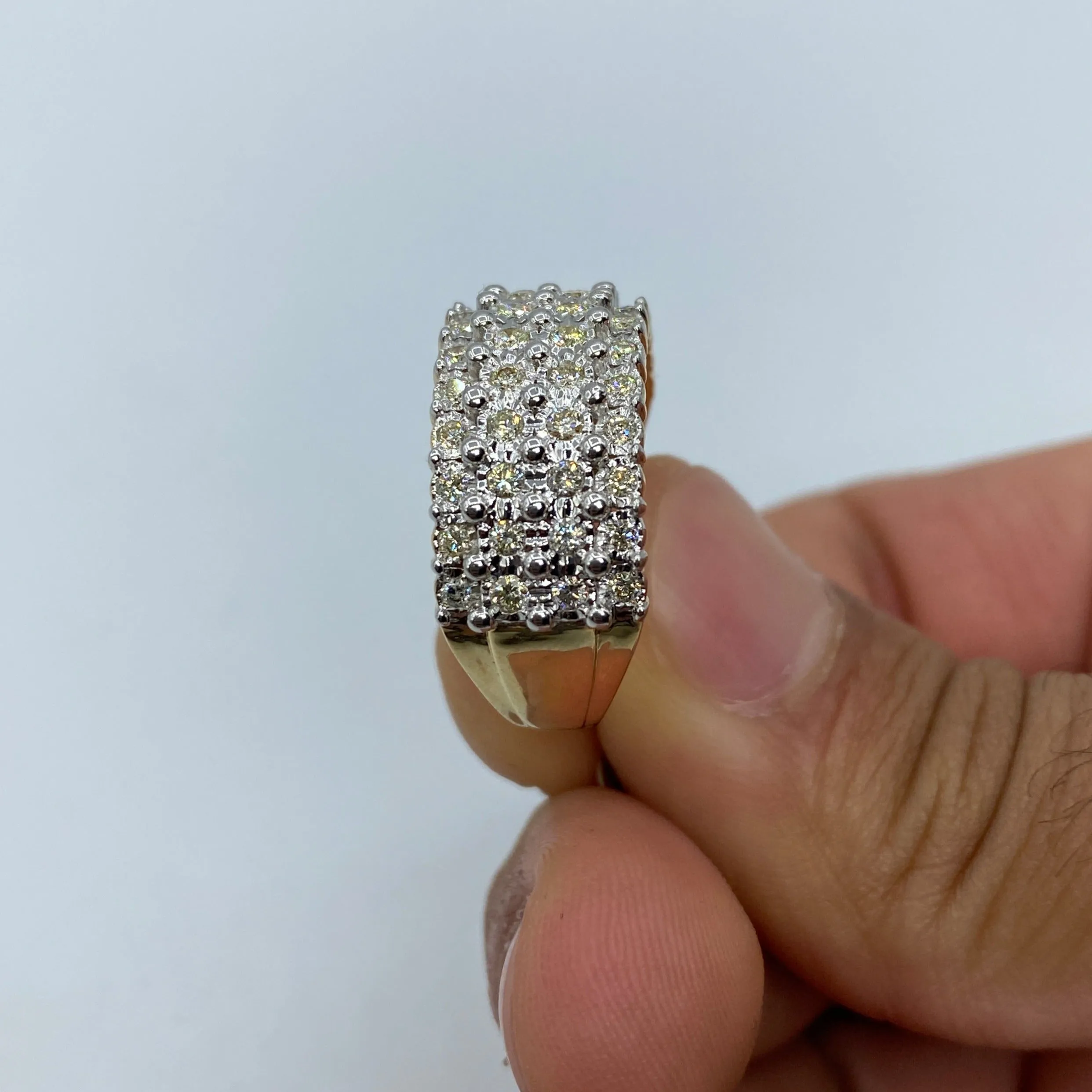 10K Flower Crown Diamond Ring