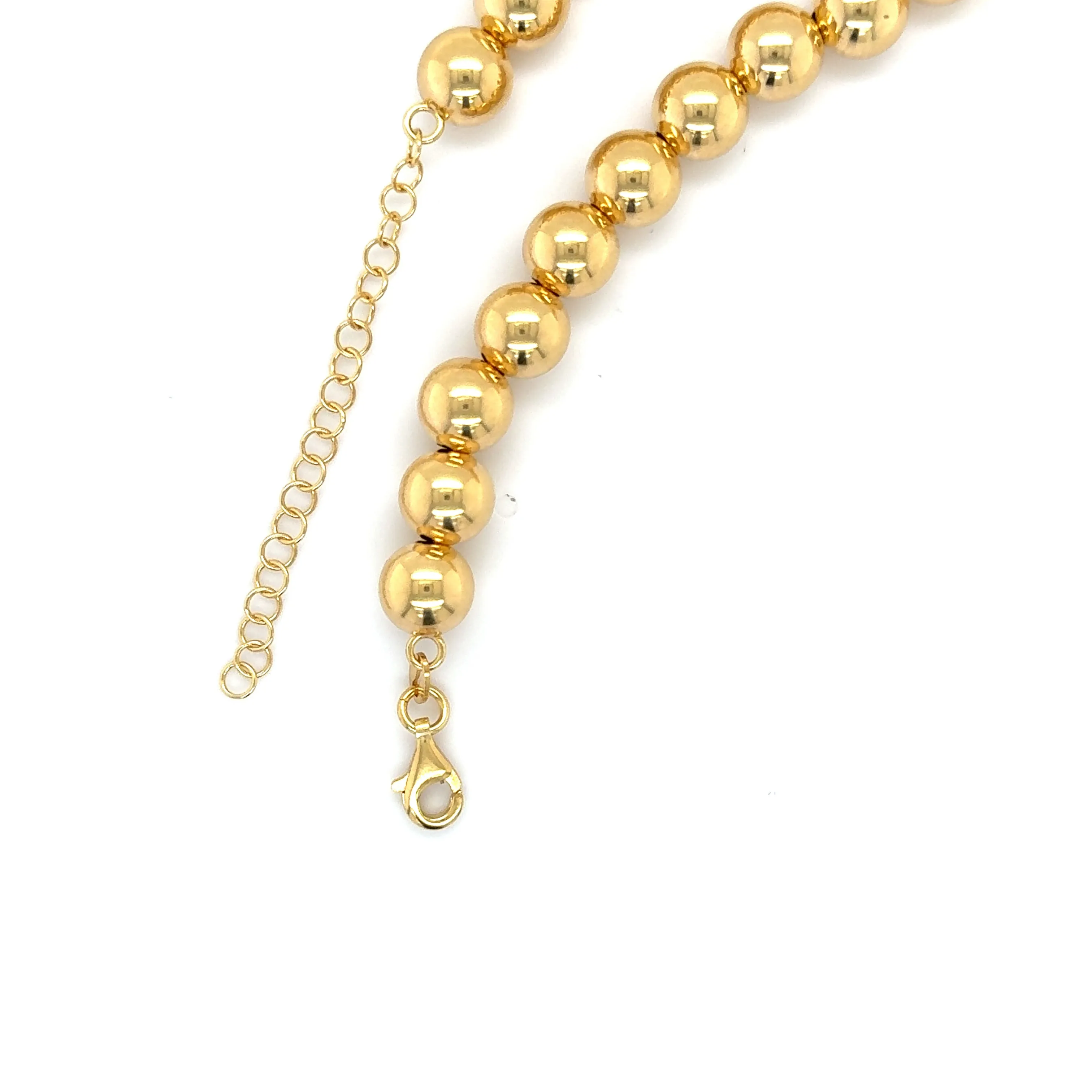 14K Gold Chunky Ball Necklace