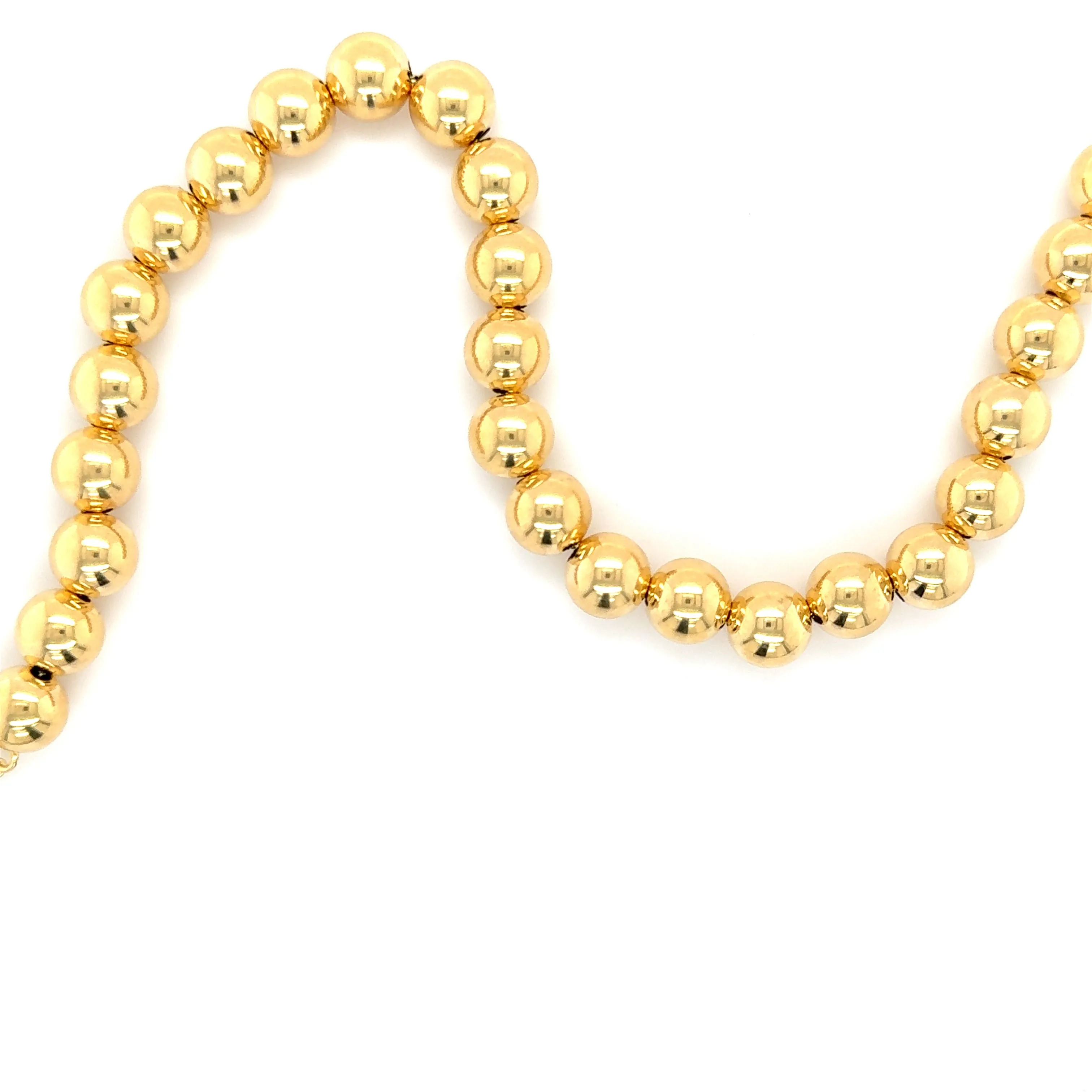 14K Gold Chunky Ball Necklace