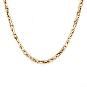 14K Gold Chunky Cable Link Necklace