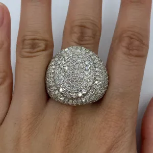 14K Jumbo Crown Diamond Ring