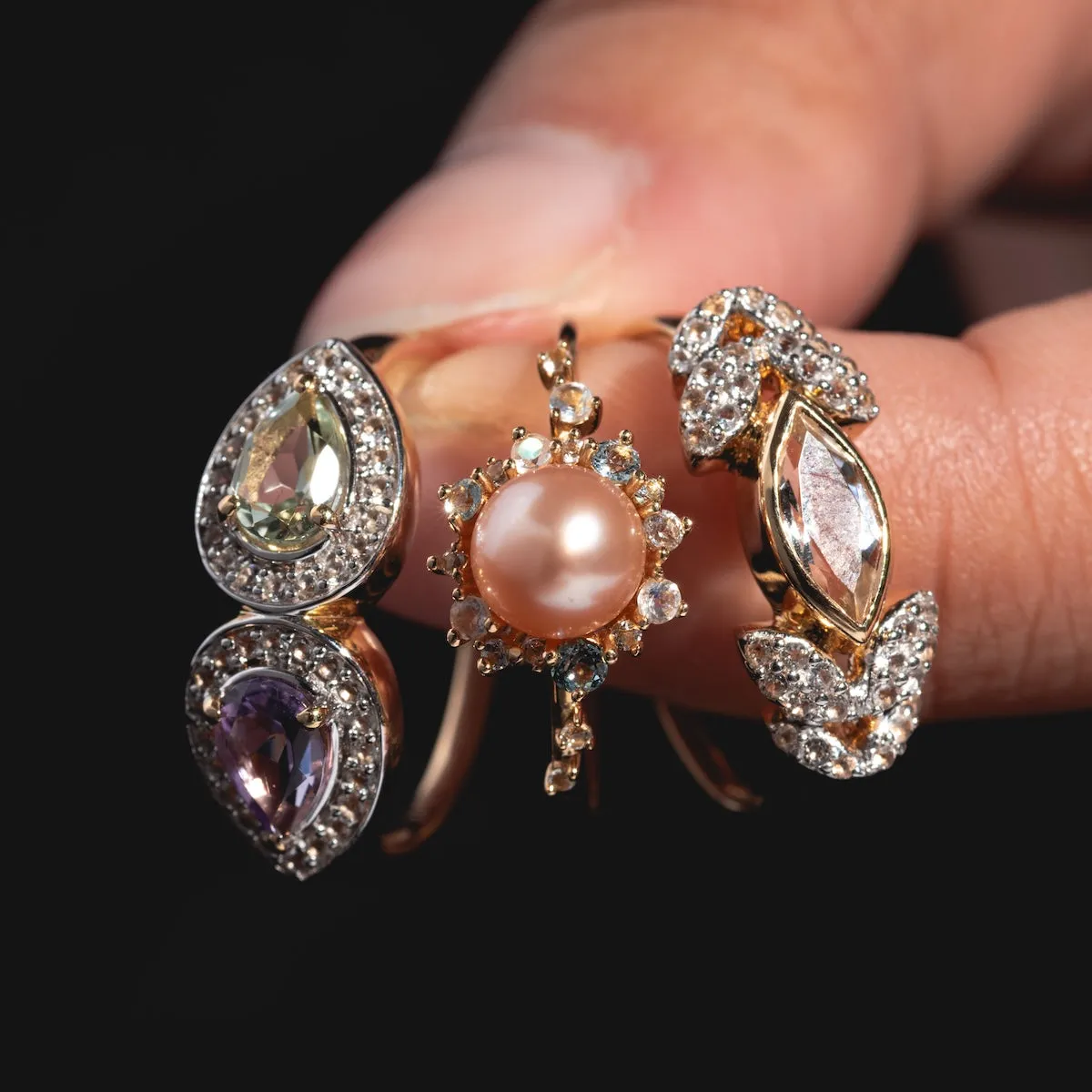 14k Vintage Inspired Laurel Crown Ring