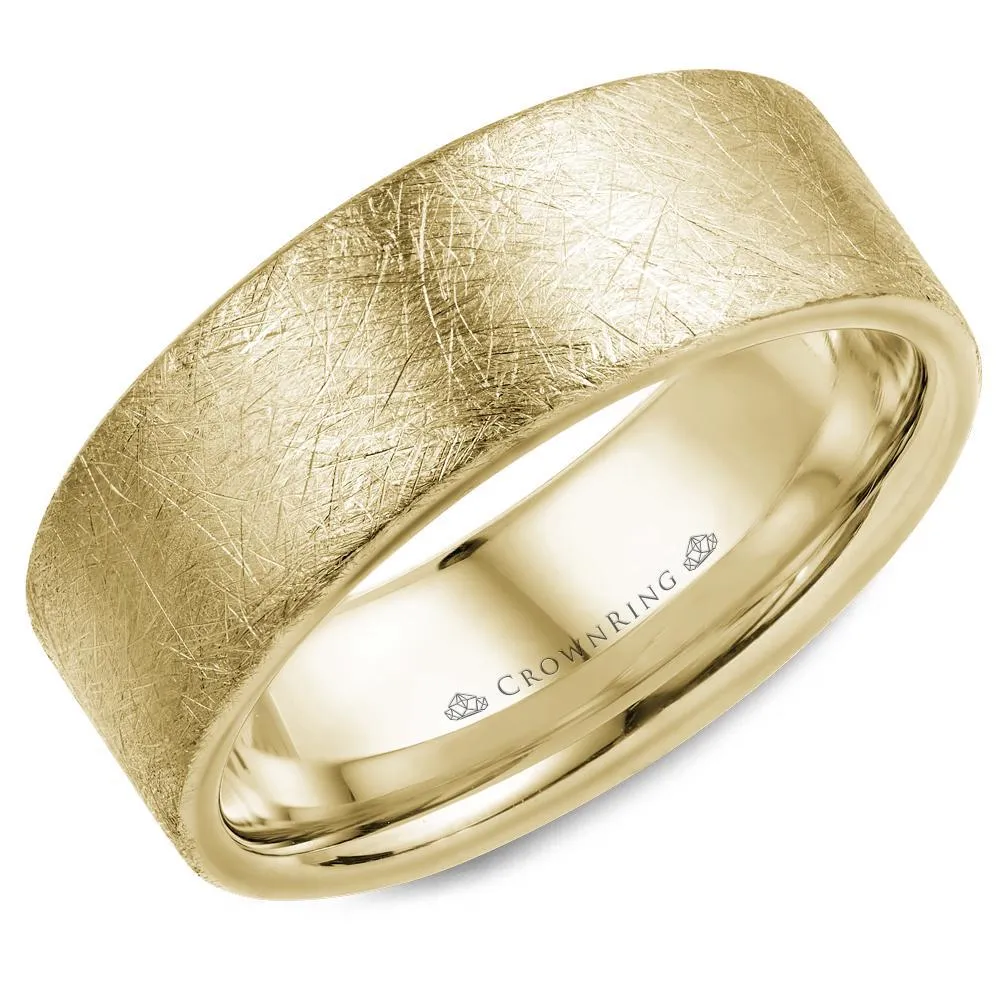 14K Yellow Gold Men's Band