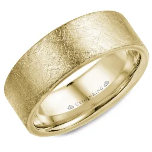14K Yellow Gold Men's Band