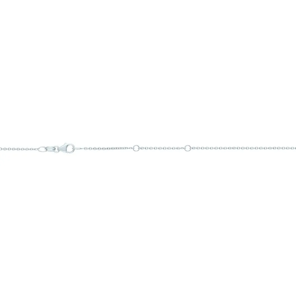 18K Gold 1.1mm Double Extendable Cable Chain