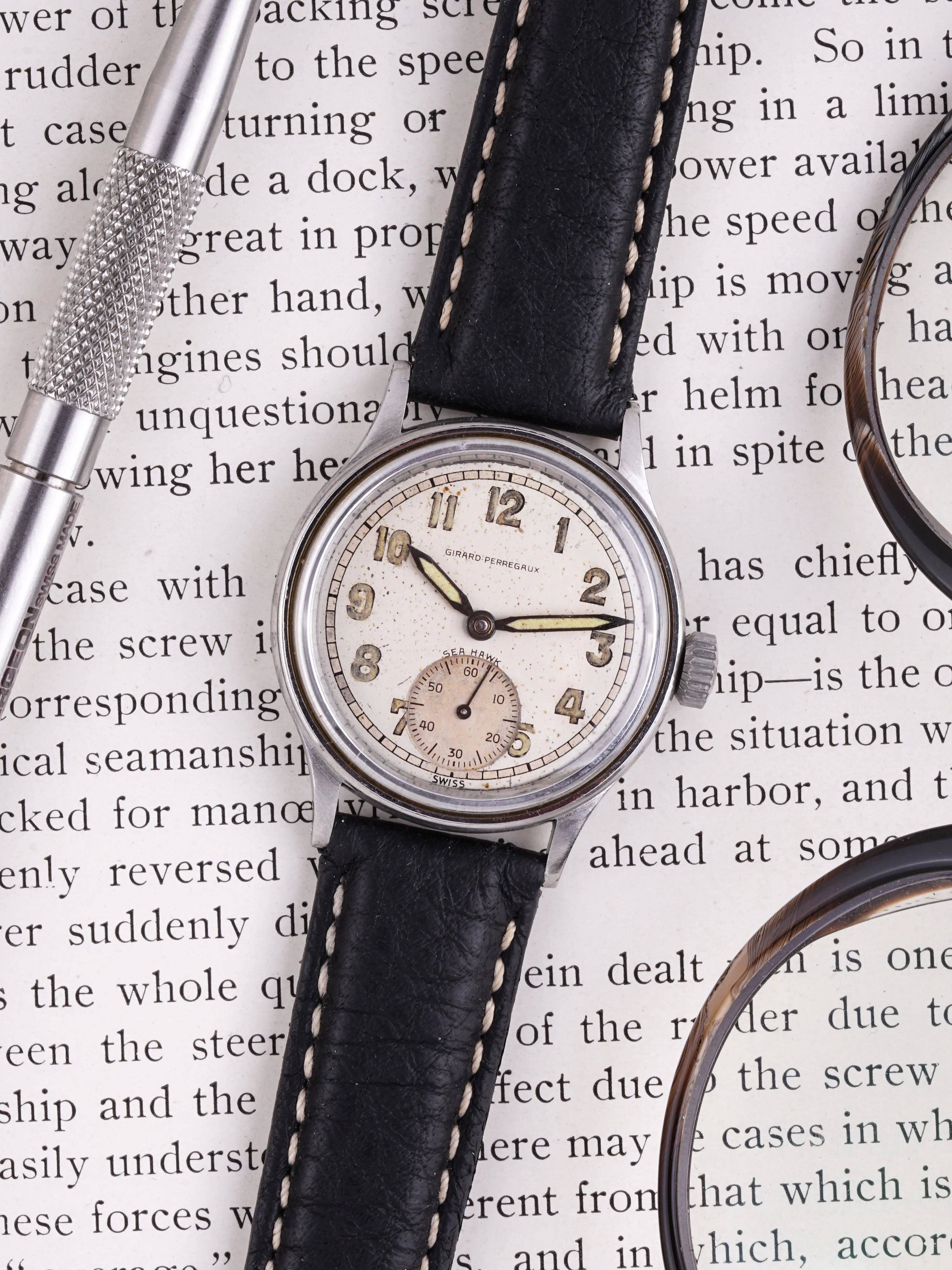 1940s Girard Perregaux Sea-Hawk "Military Style"