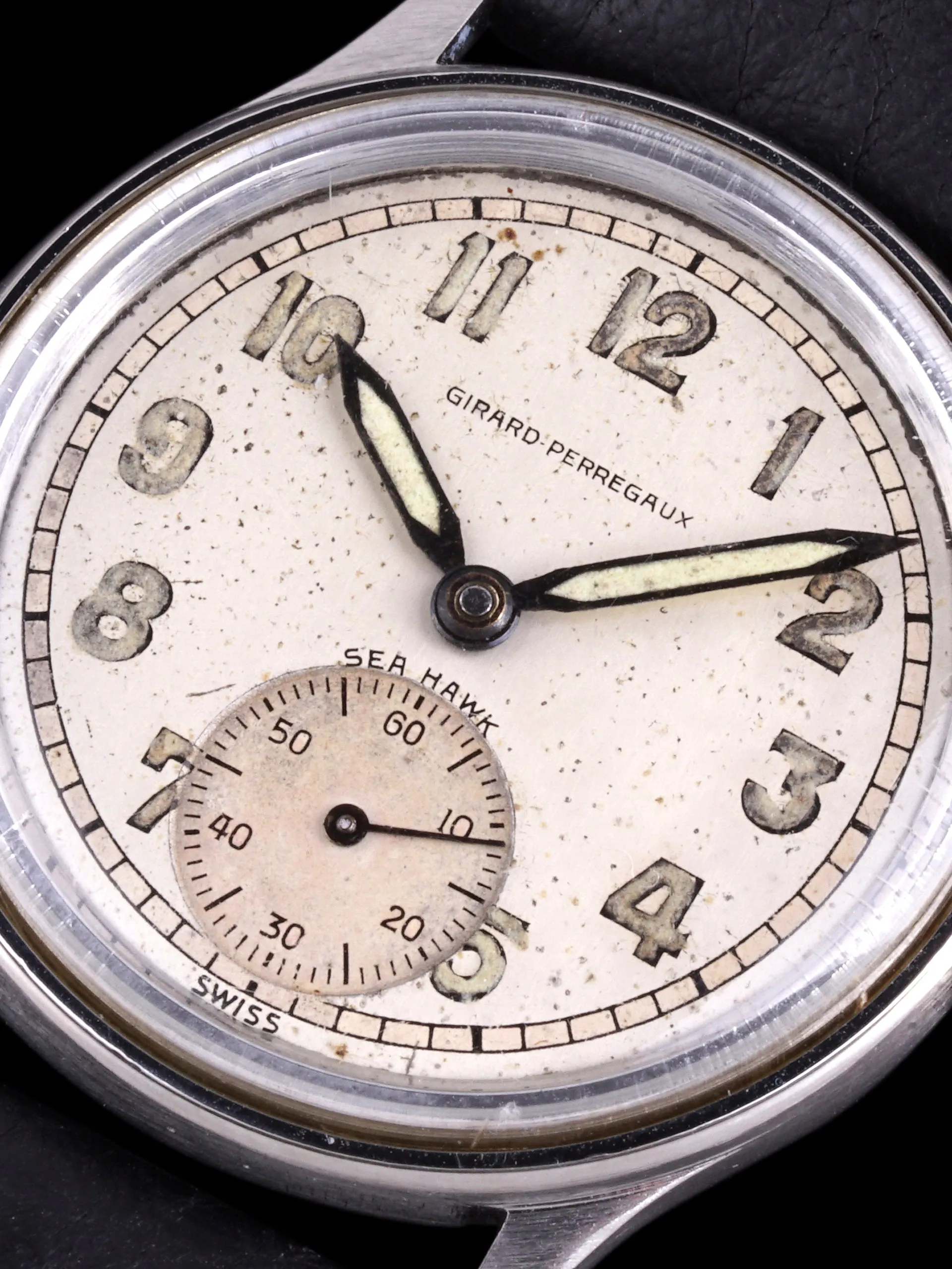 1940s Girard Perregaux Sea-Hawk "Military Style"
