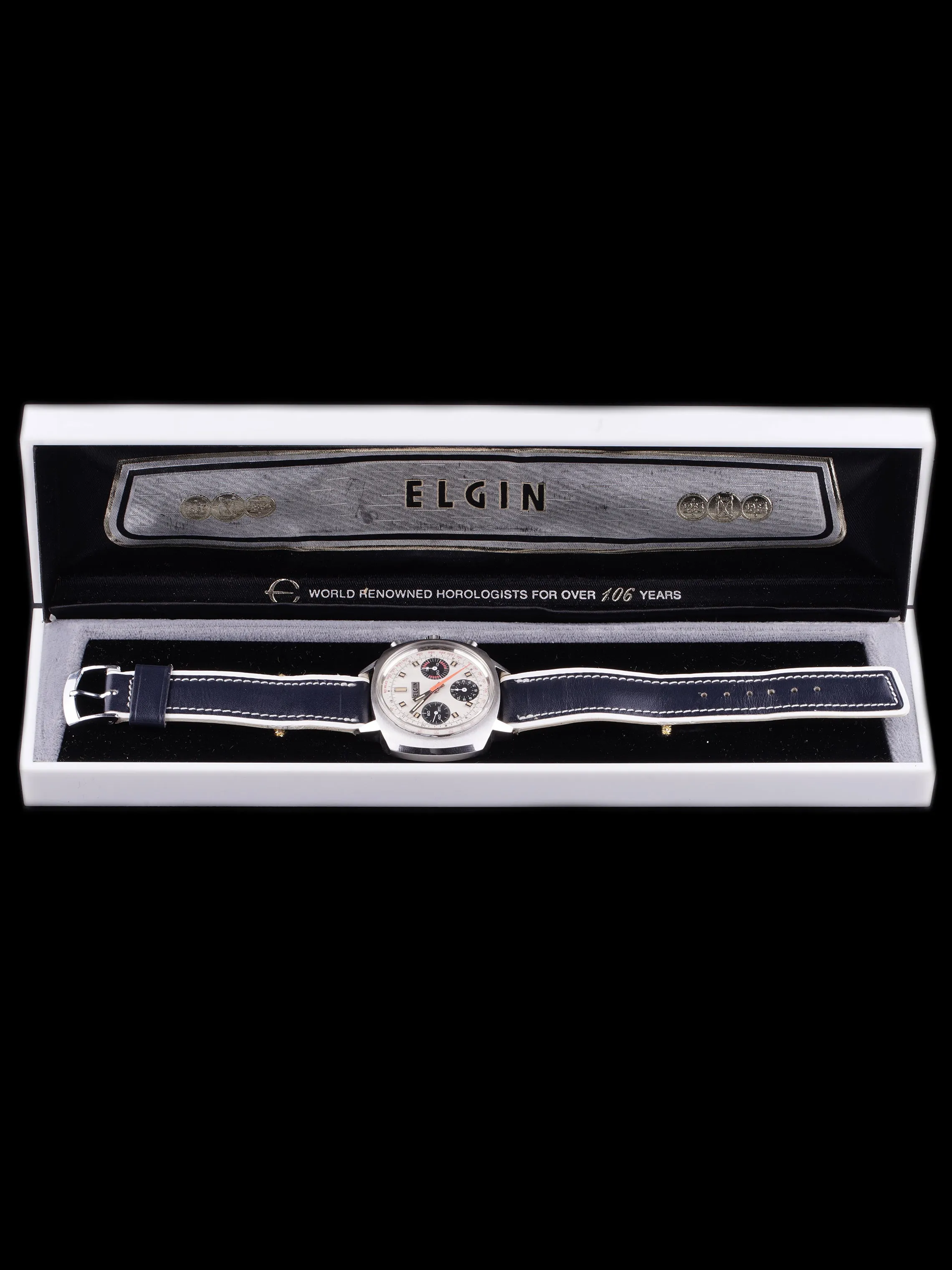 1960s Elgin Chronograph (Ref. 7452) W/ Box and Papers