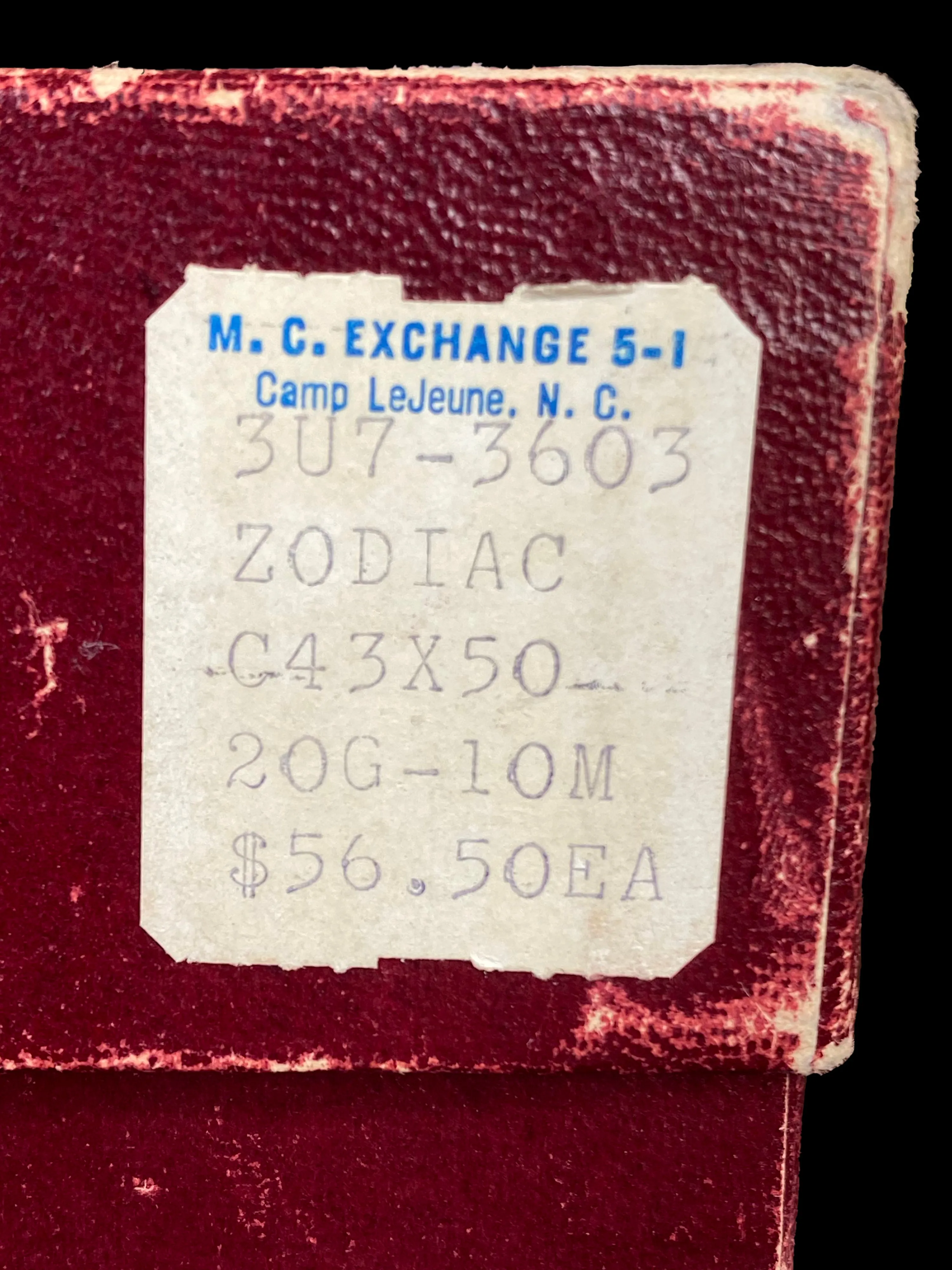 1960s Zodiac Sea Wolf (Ref. 722-916) W/ Boxes, Tags, & Military Provenance