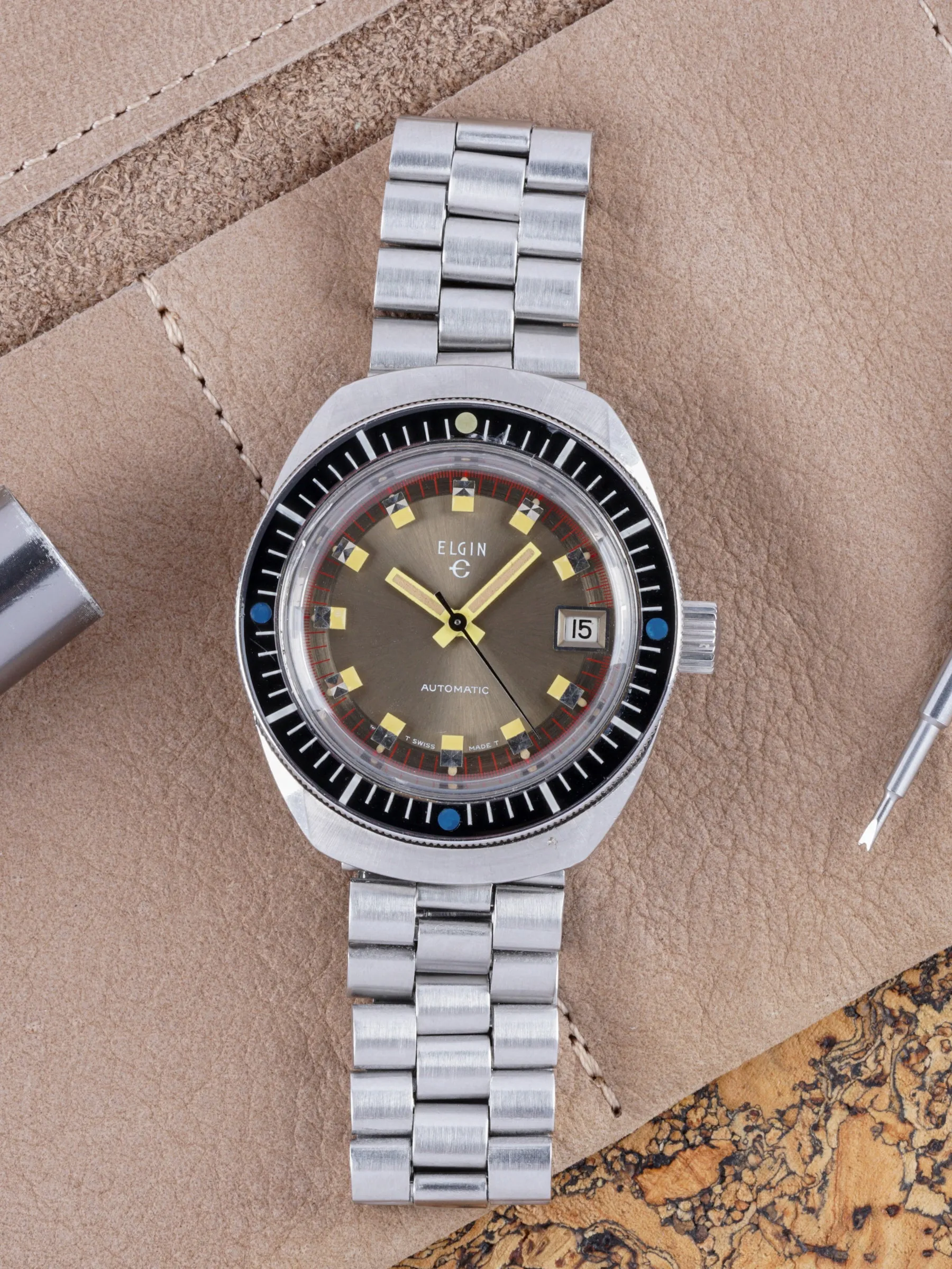 1970s Elgin Automatic Diver Cal. 997