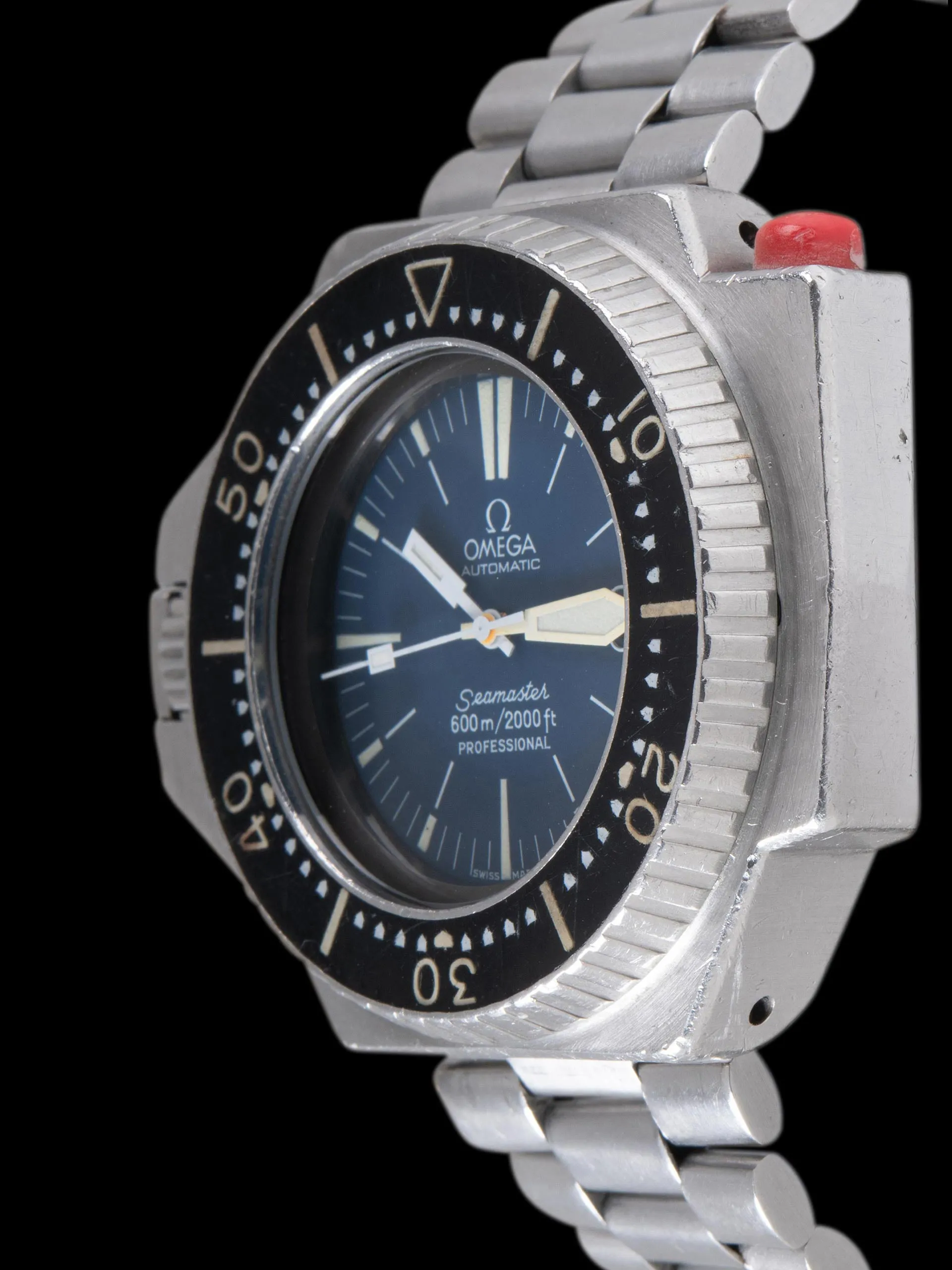 1970s Omega Seamaster Professional 600 "Ploprof" (Ref. 166.077) Matte Blue "Mk V" Dial