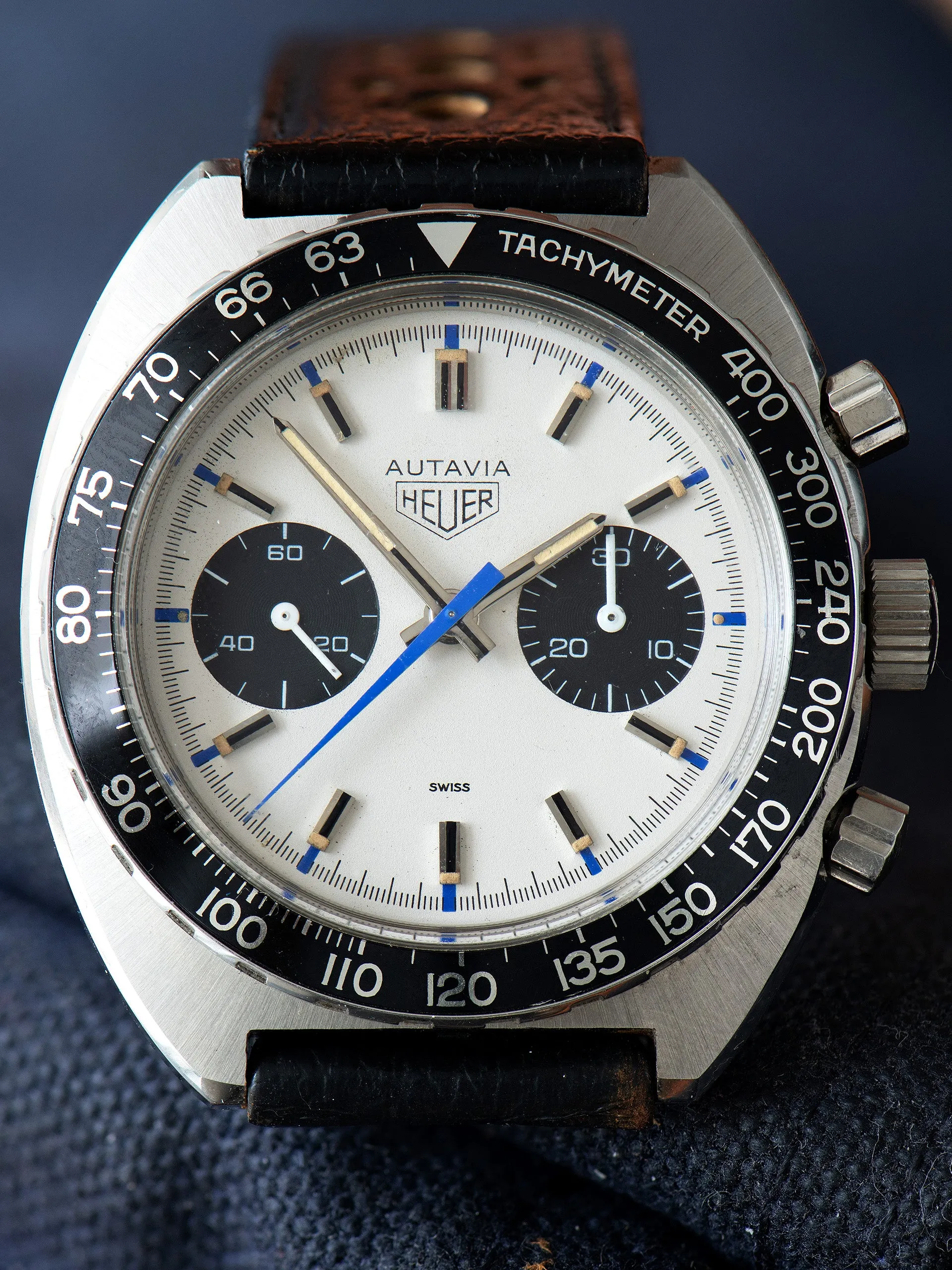 1971 Heuer Autavia Manual-Wind (Ref. 73363) "Jo Siffert Colors"