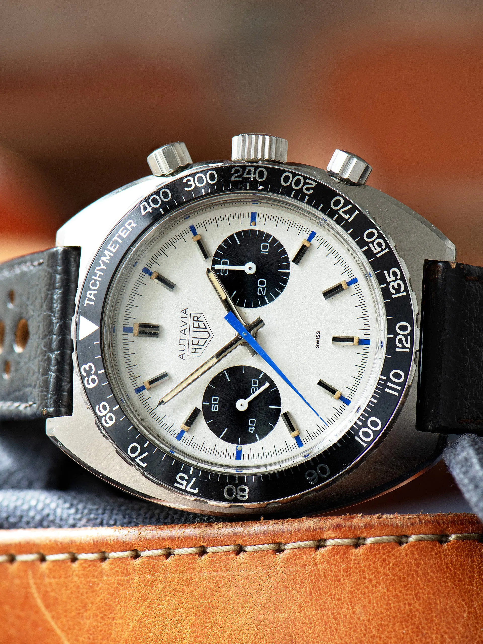 1971 Heuer Autavia Manual-Wind (Ref. 73363) "Jo Siffert Colors"