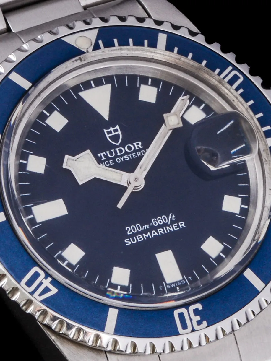 1979 Tudor Blue Submariner (Ref. 94110) "Snowflake"