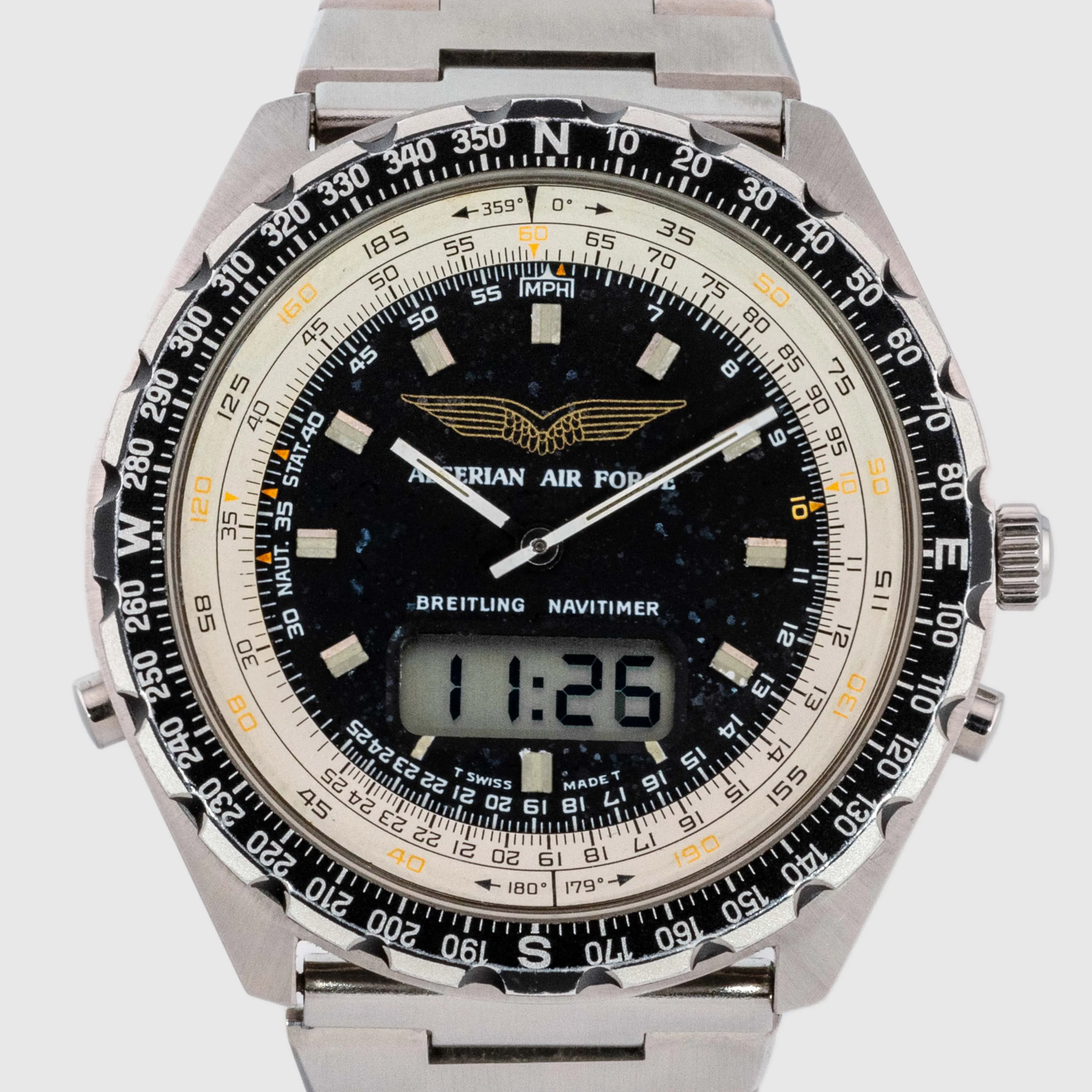 1980's Breitling Navitimer Quartz Algerian Air Force Ref. 2300