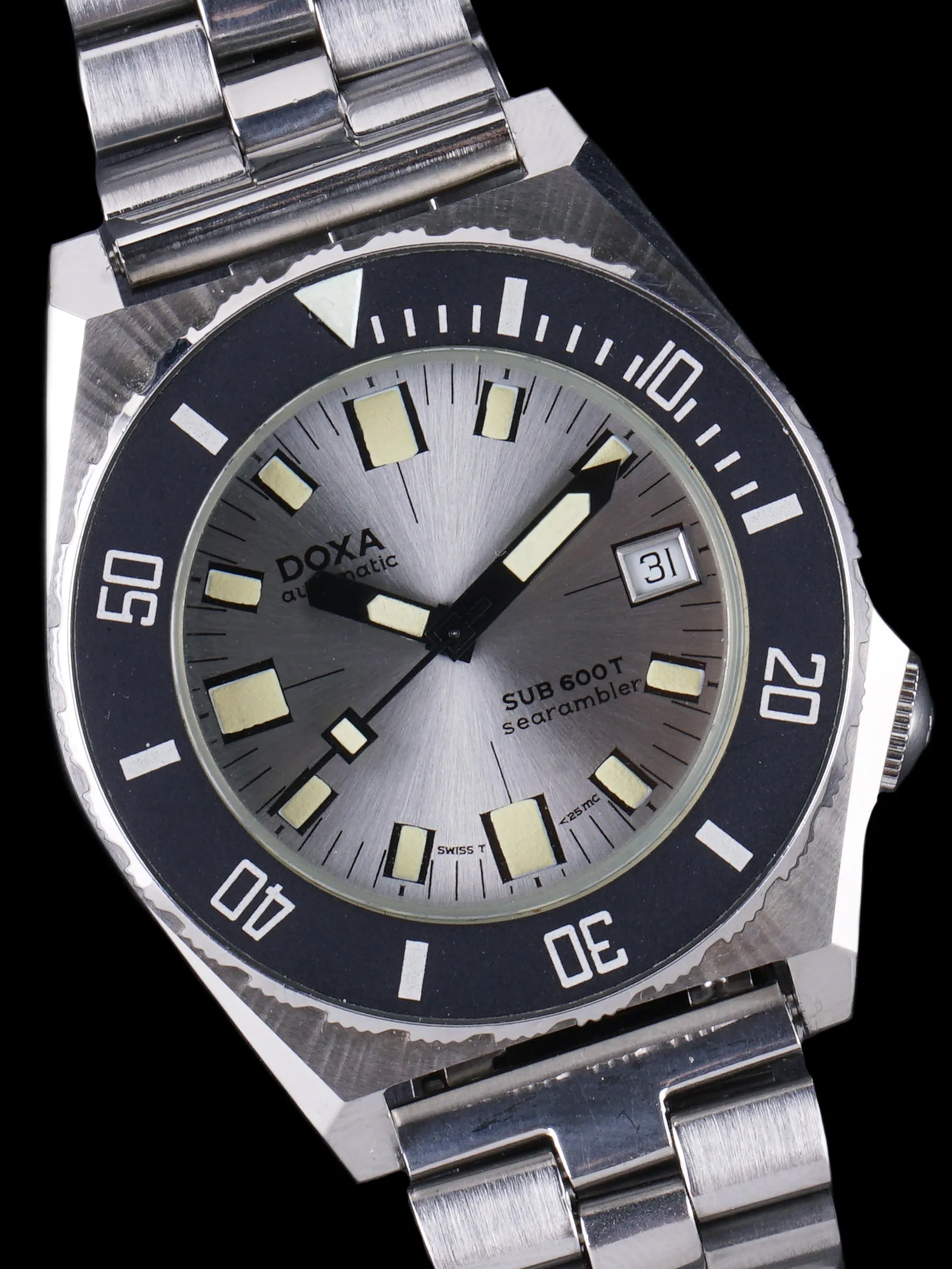 1983 DOXA Sub 600T Searambler Silver Dial (Aubry Era)