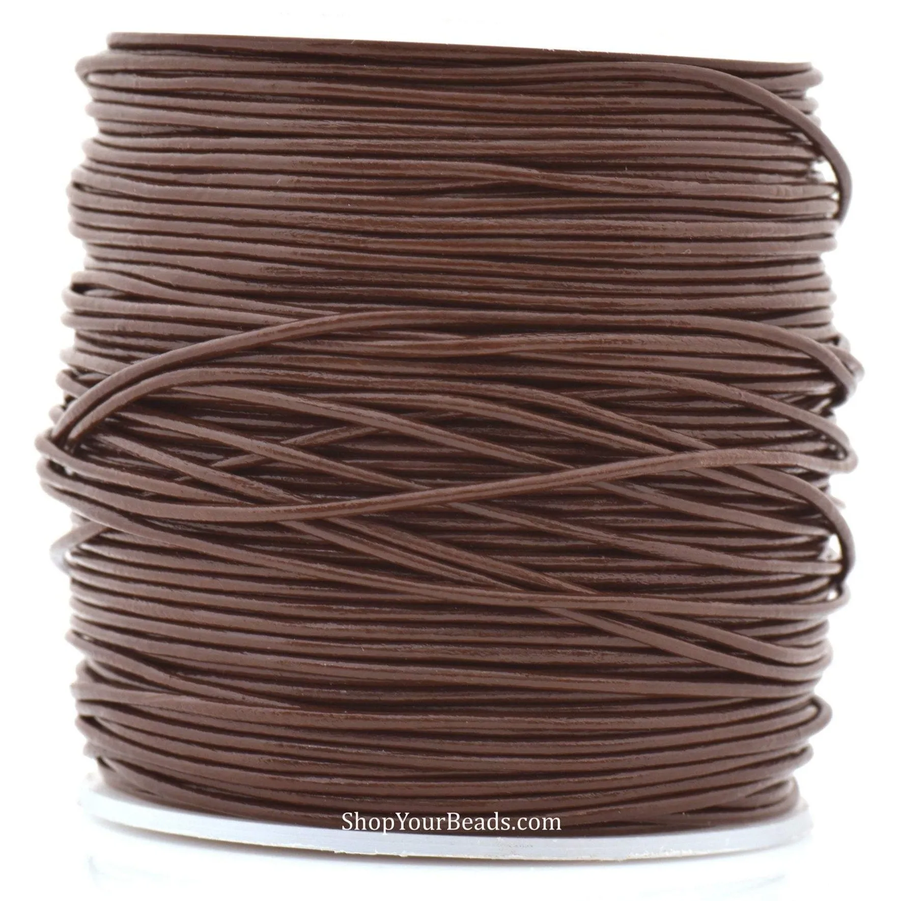 1mm Natural Tan Brown Leather Cord - Round - Premium Quality - Indian Leather - Wrap Bracelet Making Findings - Lead Free - Necklace Making