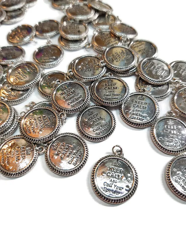 20 Pc Deep Discount Keep Calm & Call Your Sponsor - Irregulars