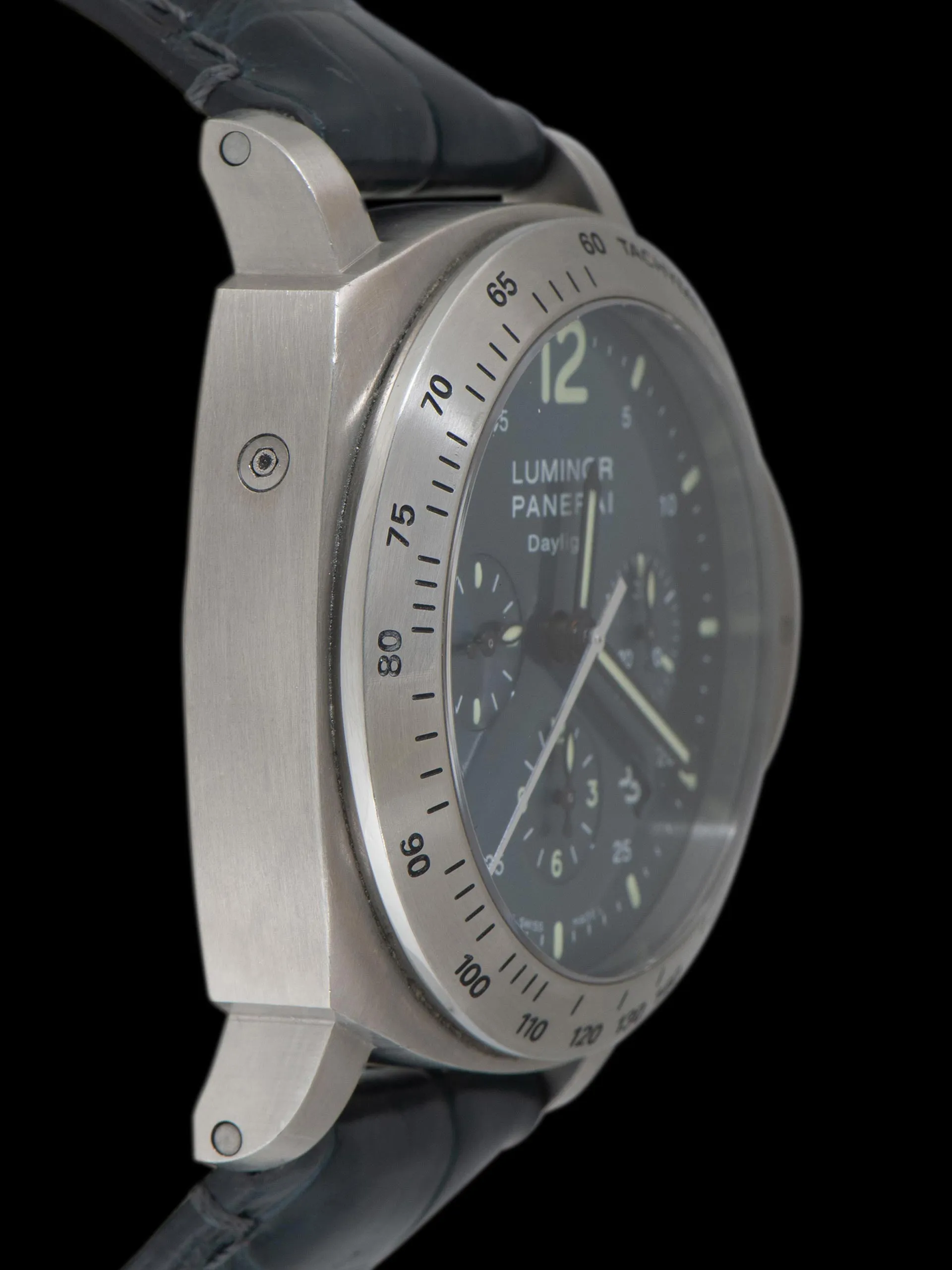 2008 Panerai Luminor Daylight Chronograph Titanium (Ref. PAM 00326) W/ Box, Papers, & Additional Titanium Bracelet
