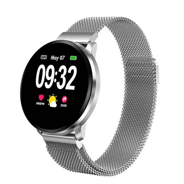 2019 Smart Watch Women Waterproof IP67 Blood Pressure Sport Smartwatch Heart Rate Smart Bracelet for Android Apple IOS