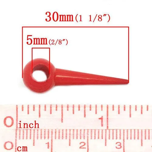 5 Acrylic Mixed Pin Bead Spacer for Snake Chain Charm Bracelet