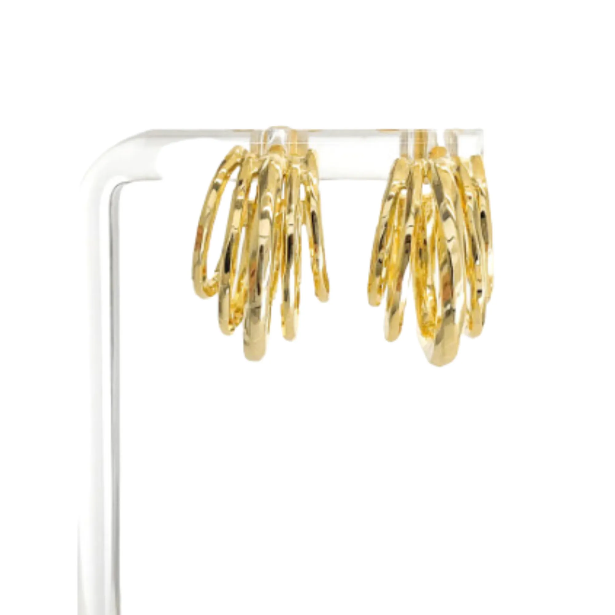 5 Layer Huggie Earrings