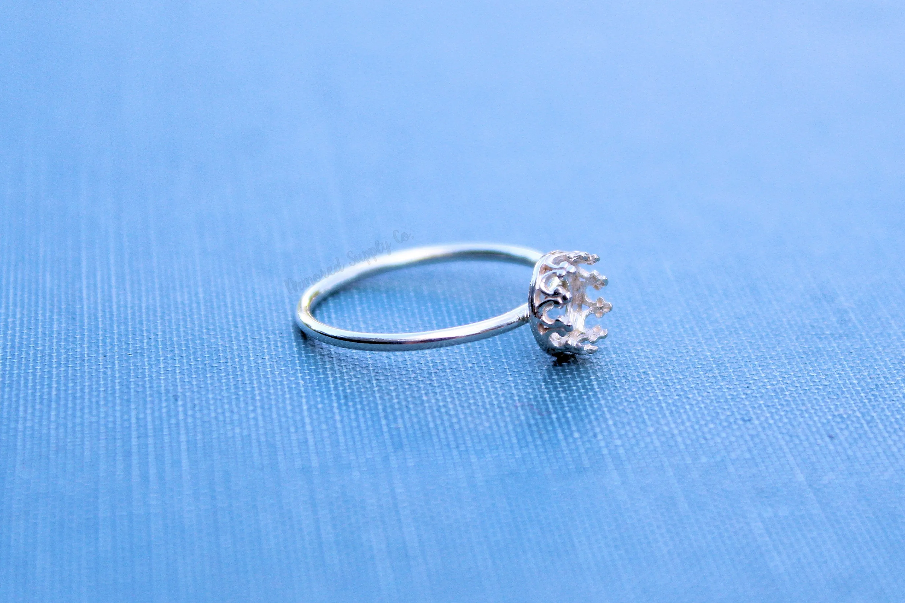 6mm Crown Bezel Ring blank