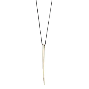 A Horn Necklace - 14K Gold Plated