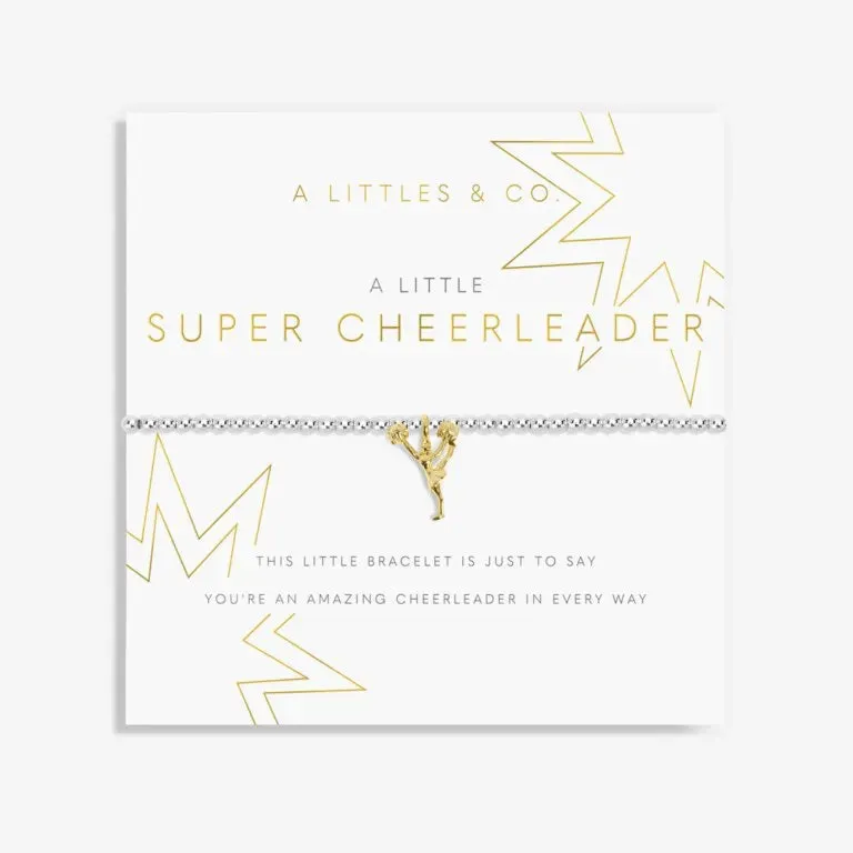 A Little 'Cheerleader' Bracelet In Gold-Tone Plating