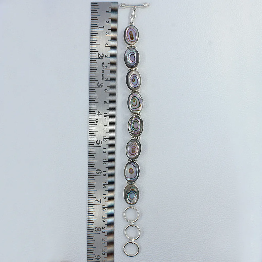 Abalone Shell Solid Sterling Silver Bracelets Jewelry
