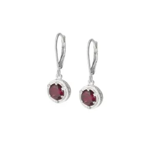 Anatoli Collection Garnet Earrings (sml)