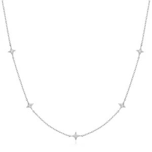 Ania Haie Silver Stars Station Necklace