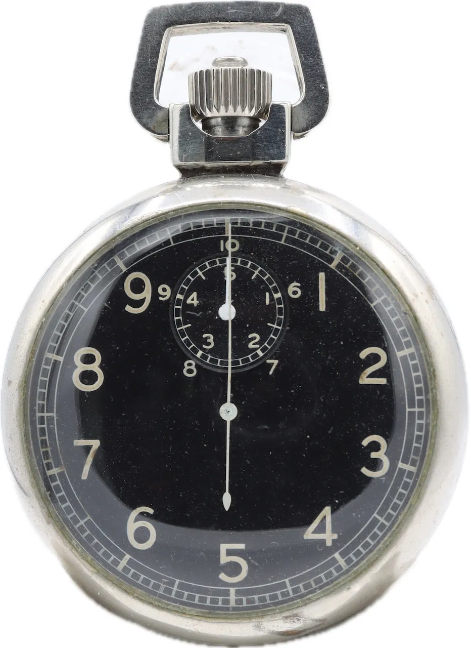 Antique 16 Size Elgin Jitterbug Military Mechanical Pocket Watch Grade 582