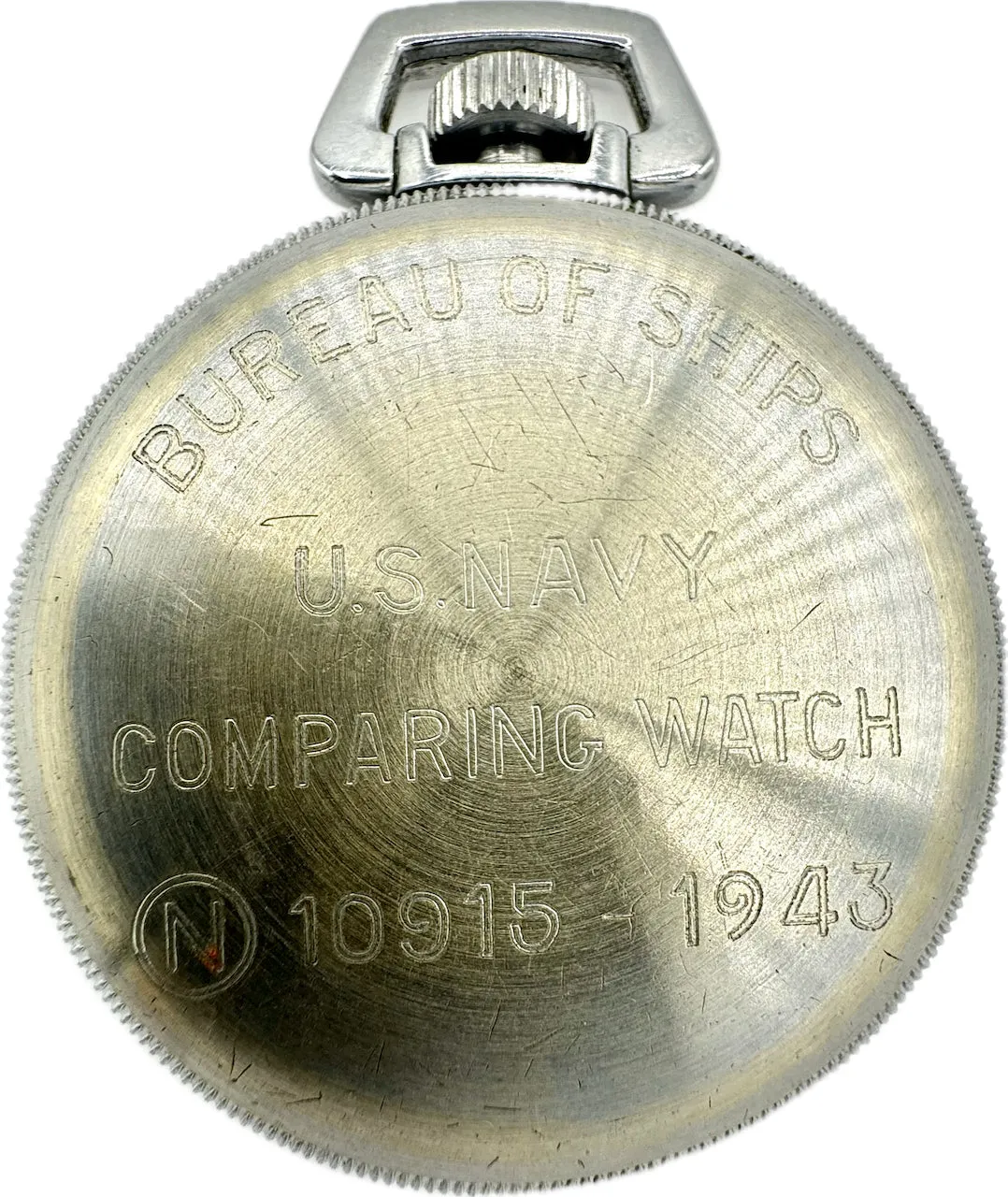 Antique 16S Hamilton Military Bureau of Ships Navy Comparing Pocket Watch 2974B