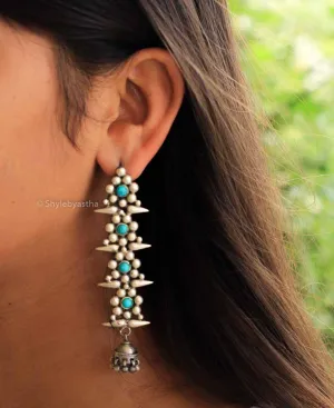 Anvaya Layered Spiked Earrings