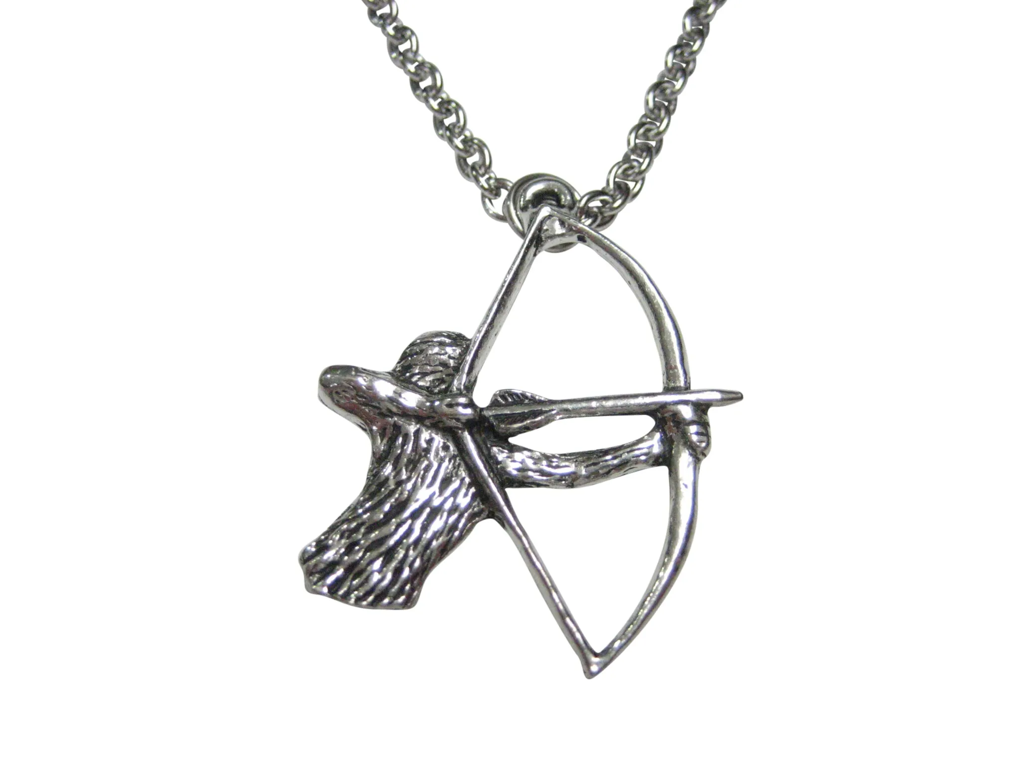 Archery Archer Pendant Necklace