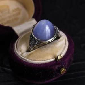 Art Deco Star Sapphire Cocktail Ring
