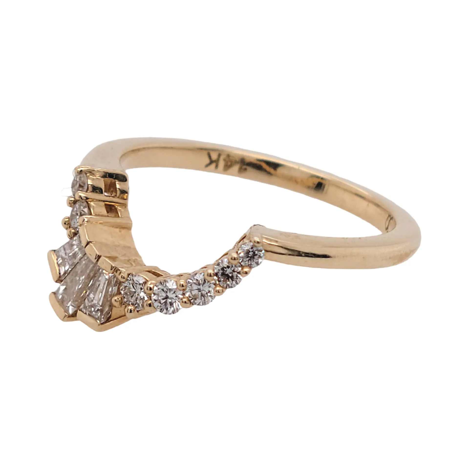Asymmetrical Diamond Crown Band
