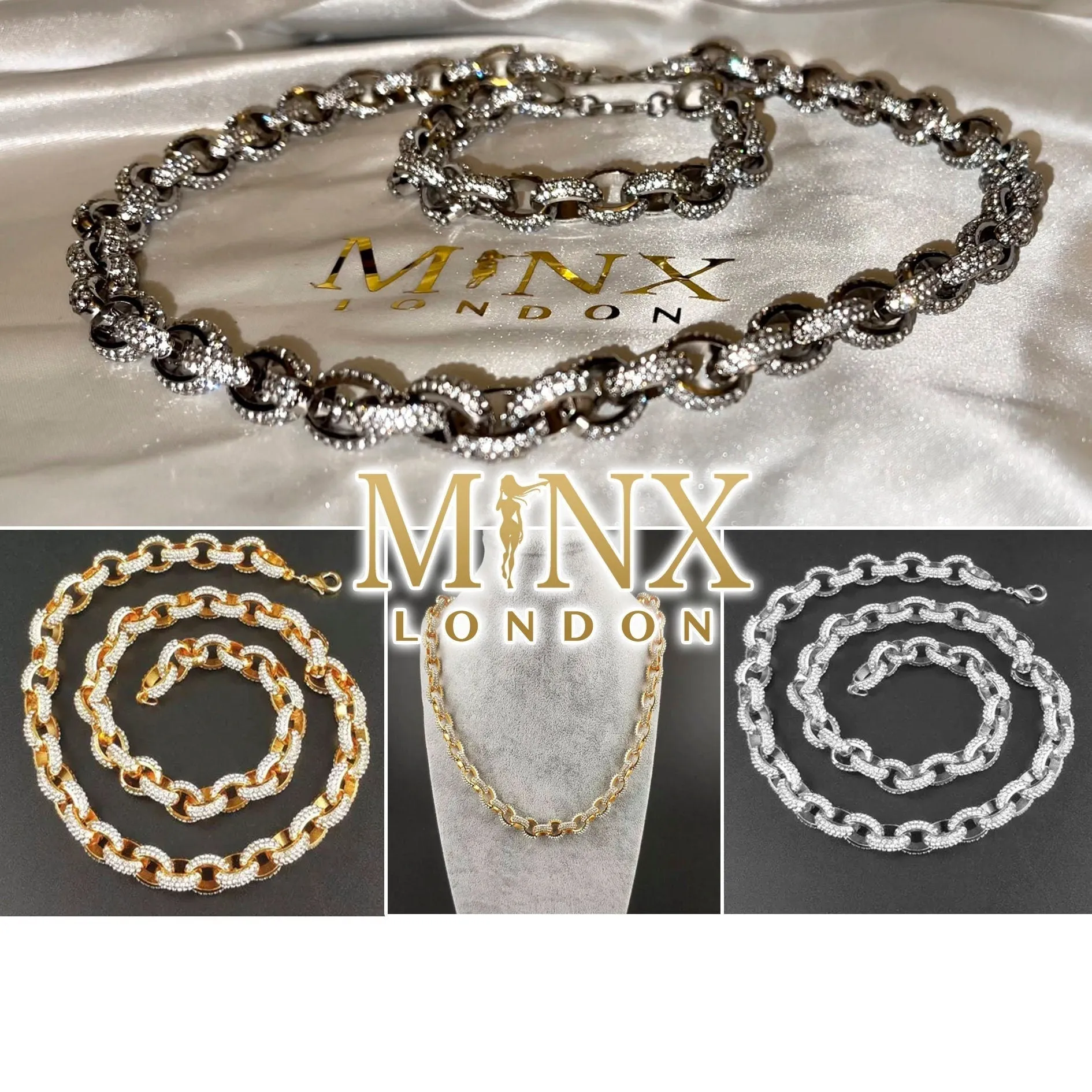 Belcher Chain | Belcher Bracelet | Belcher Necklace | Rolo Chain | Rolo Necklace | Iced Out Chain | Iced Out Necklace | Belcher Chain Gold