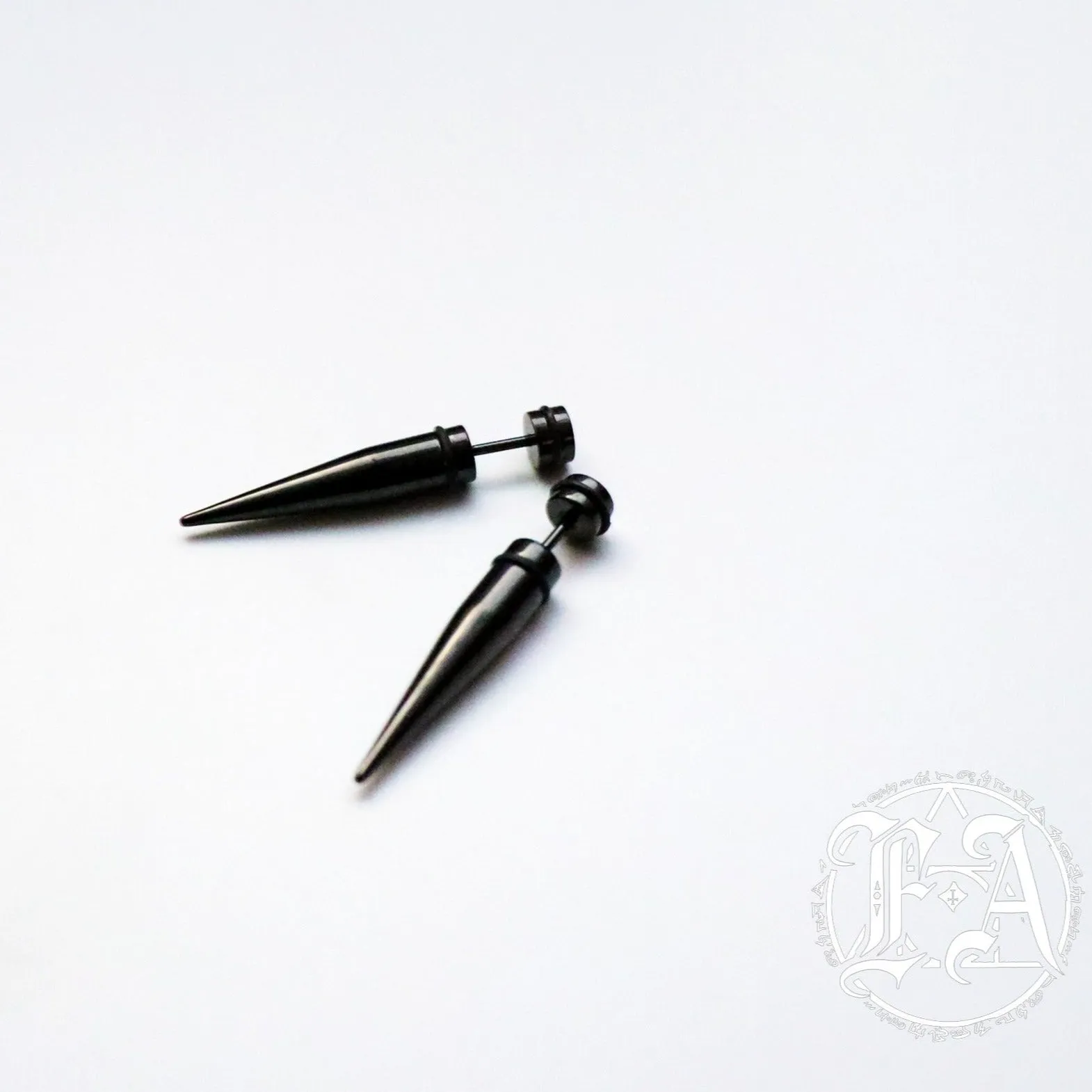 Black Spike - Earrings