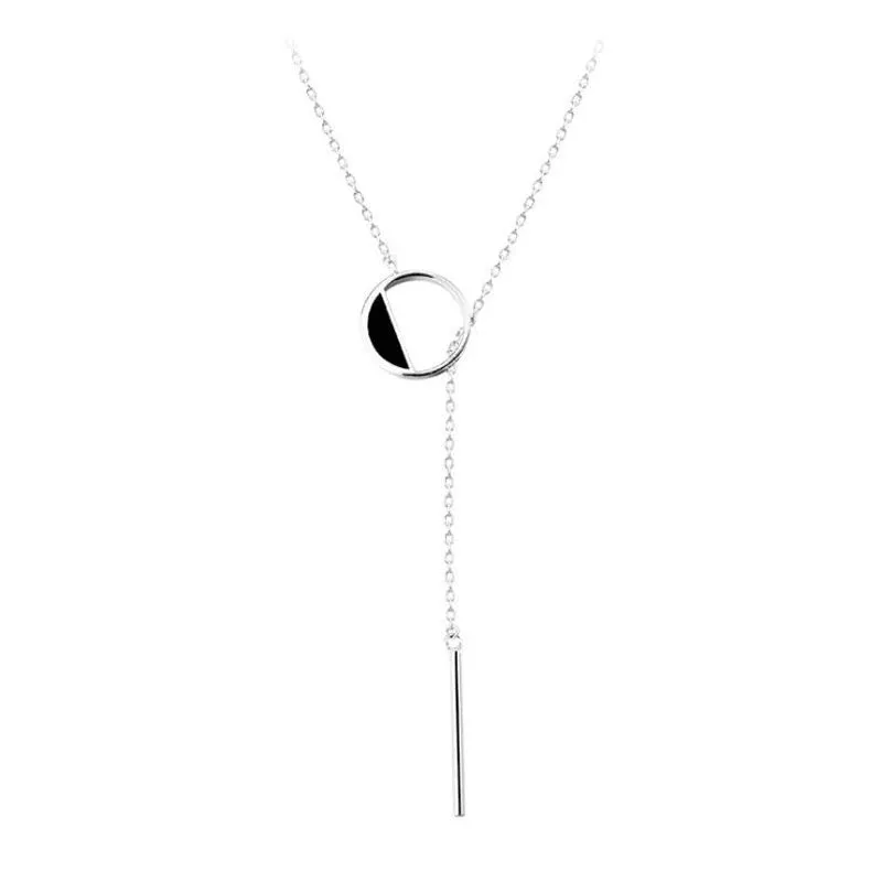 Black Tassel Sweater Chain