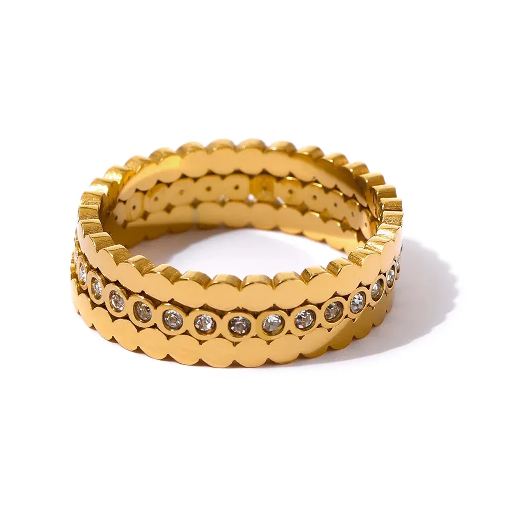 Bling Round Ring