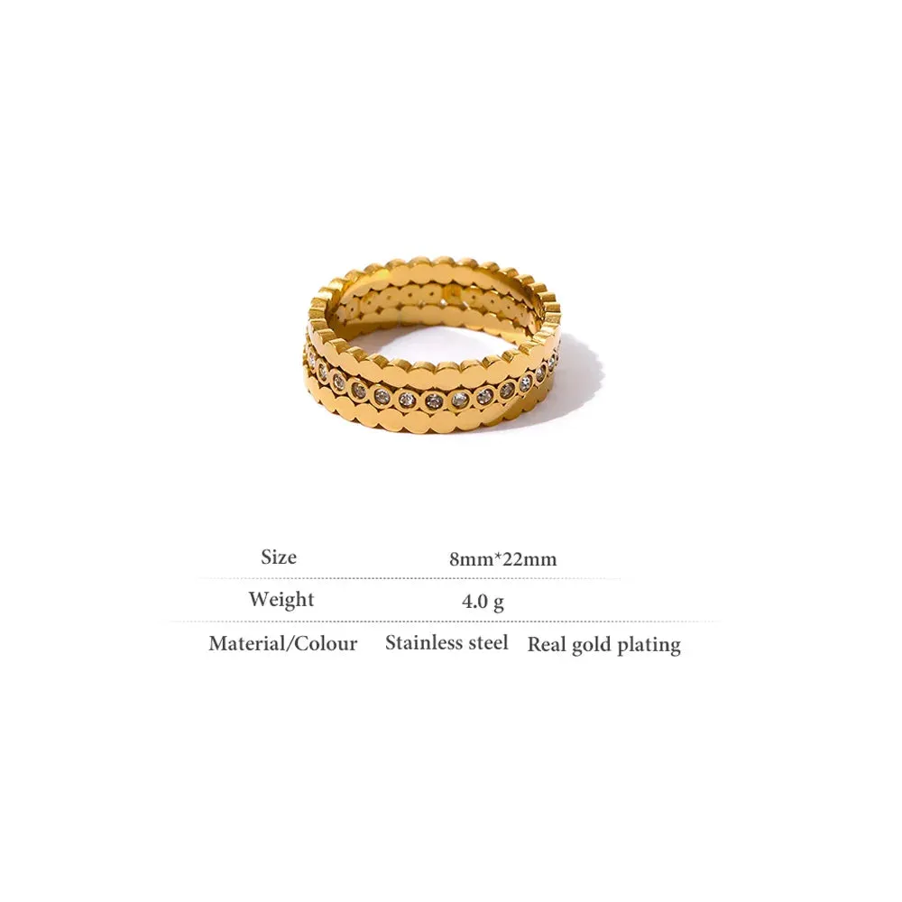 Bling Round Ring