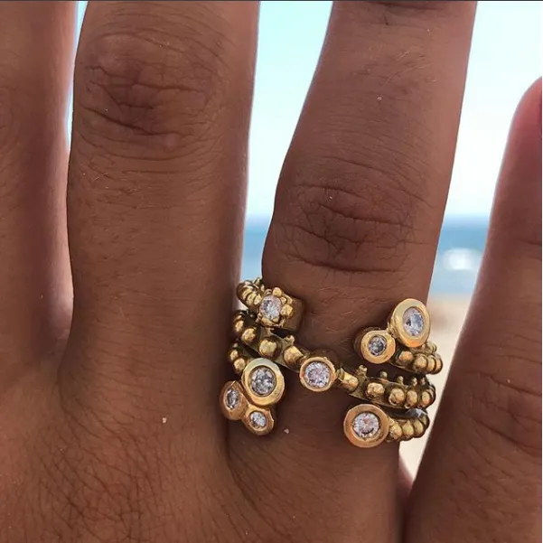 BOHEME Lea   Crowns Diamond rings set
