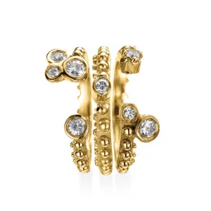 BOHEME Lea   Crowns Diamond rings set