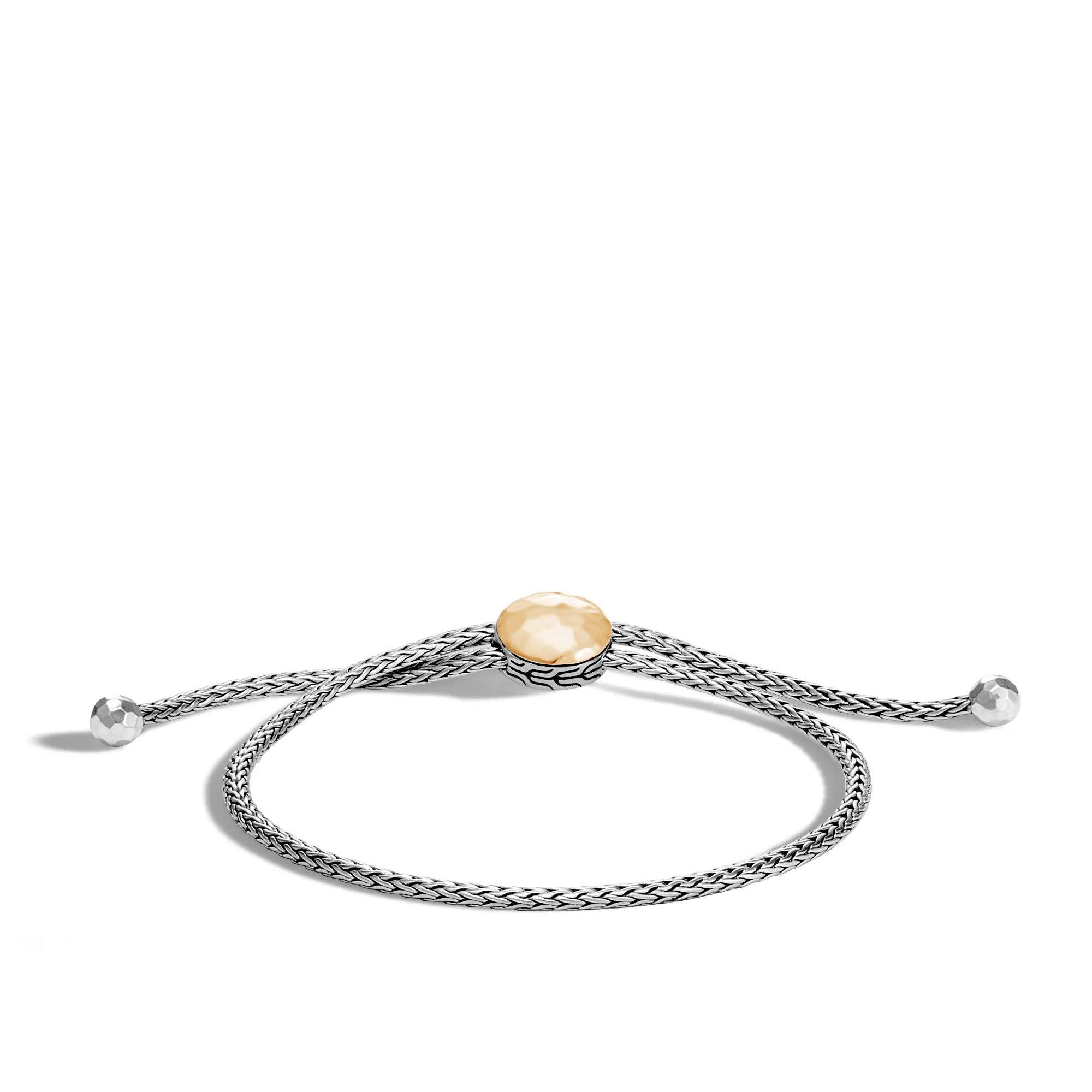 Bonded Yellow Gold Classic Chain Pull Through Bracelet