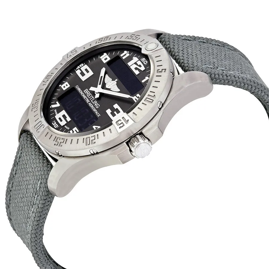 Breitling Aerospace Evo Grey Dial Grey Canvas Men's Watch E7936310/F562GCVT