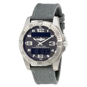 Breitling Aerospace Evo Grey Dial Grey Canvas Men's Watch E7936310/F562GCVT
