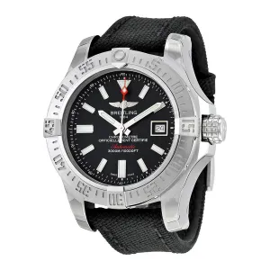 Breitling Avenger II Seawolf Automatic Black Dial Black Fabic Men's Watch A1733110-BC30BKFT A1733110-BC30-109W-A20BASA.1