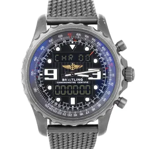Breitling Chronospace Military Blacksteel PVD 48mm Black Quartz Limited M78365